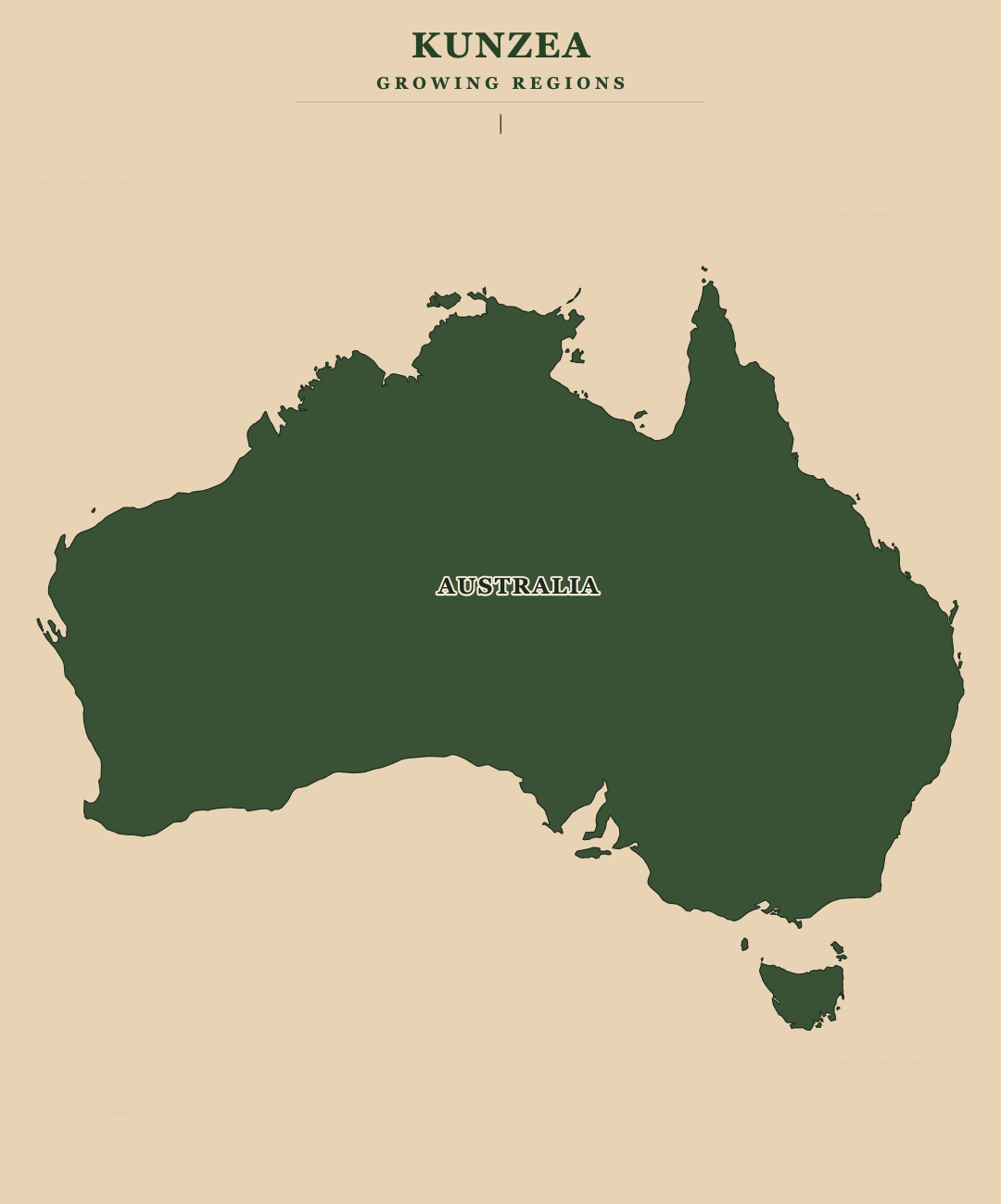 Kunzea — growing regions