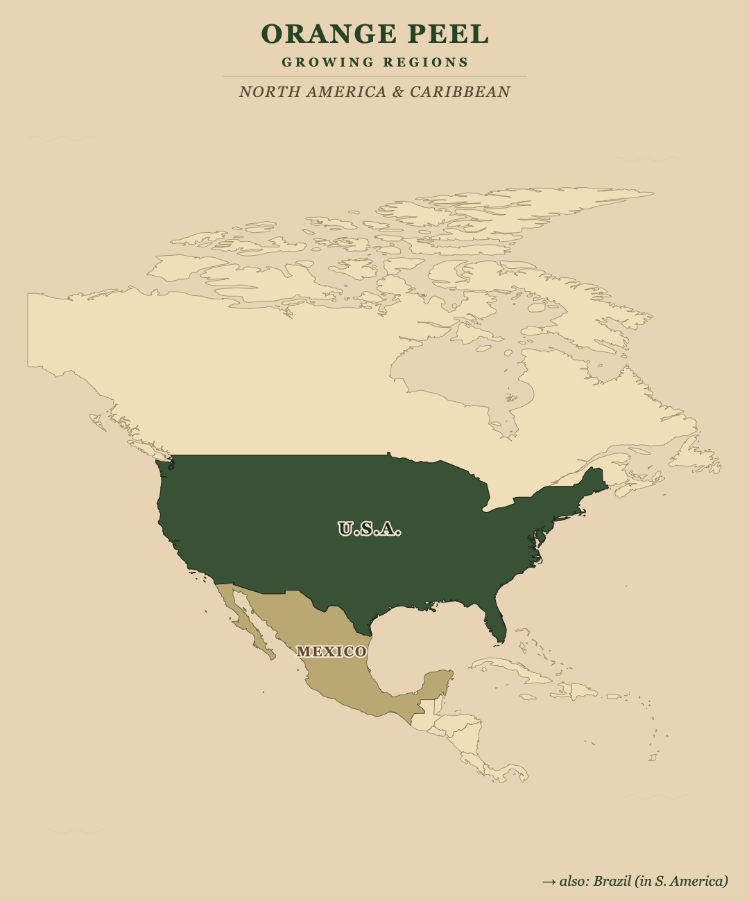 Orange Peel — growing regions