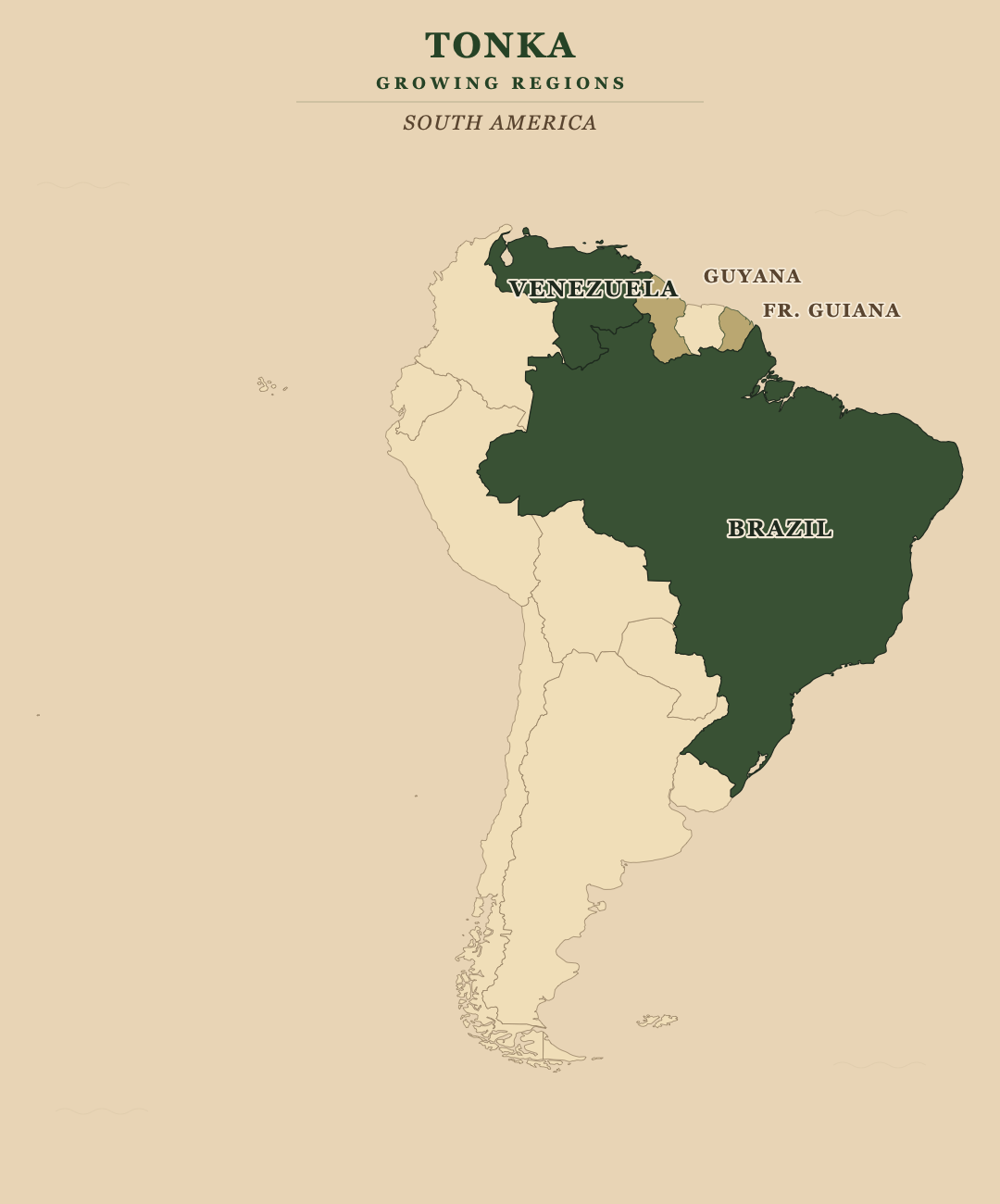 Tonka — growing regions