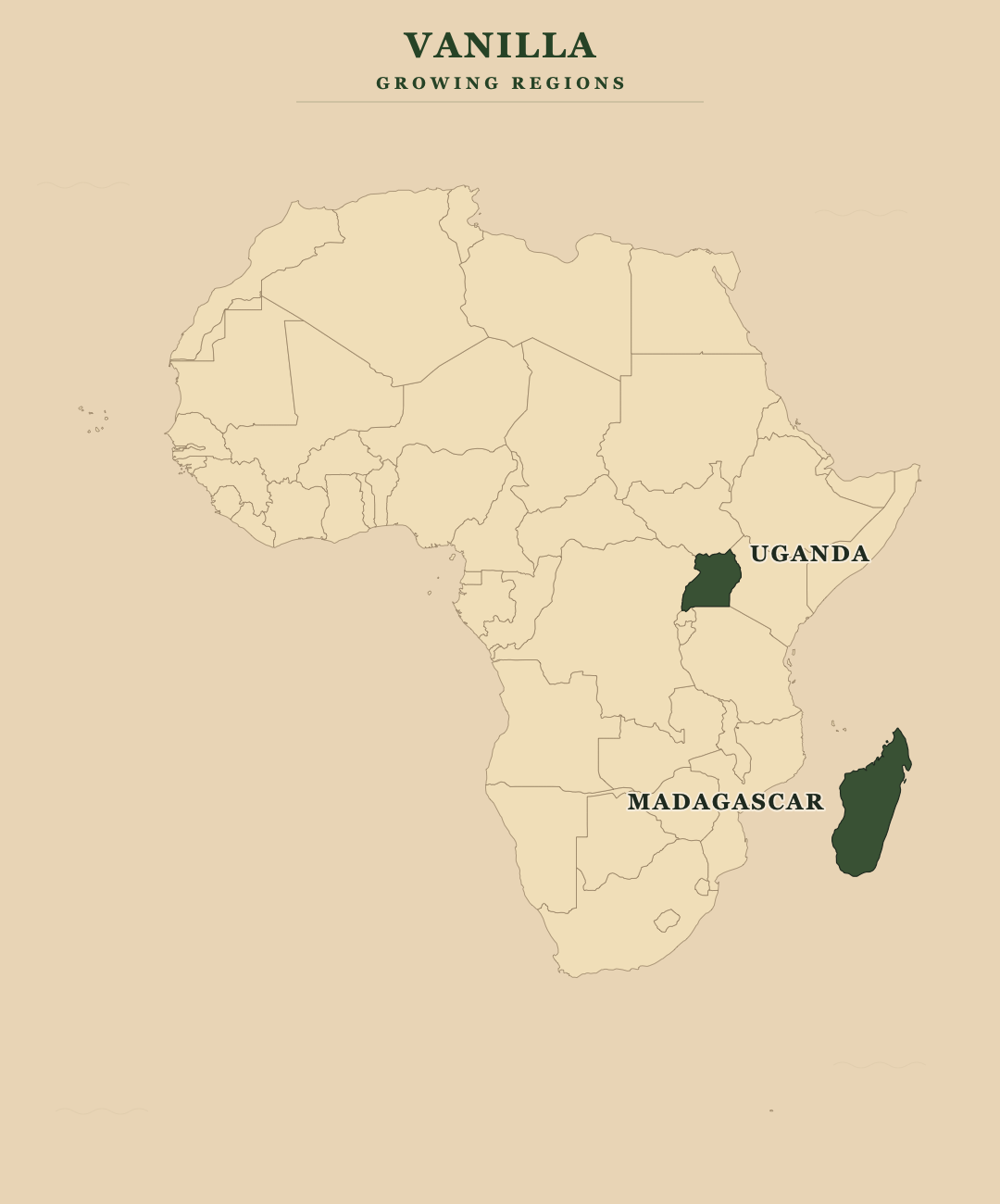 Vanilla — growing regions