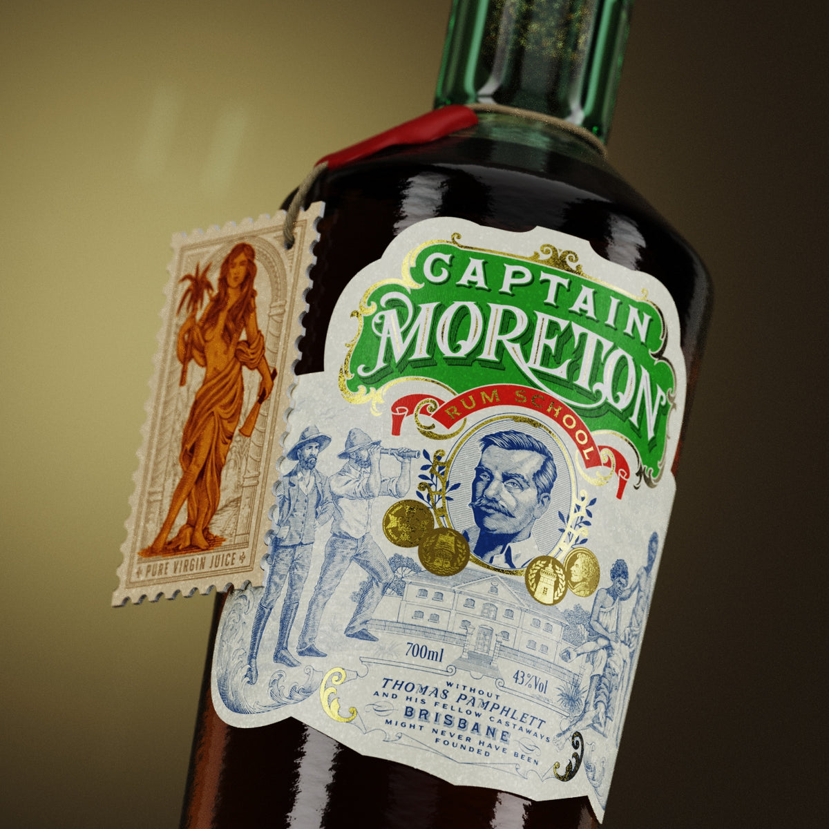 Bottle with lights off