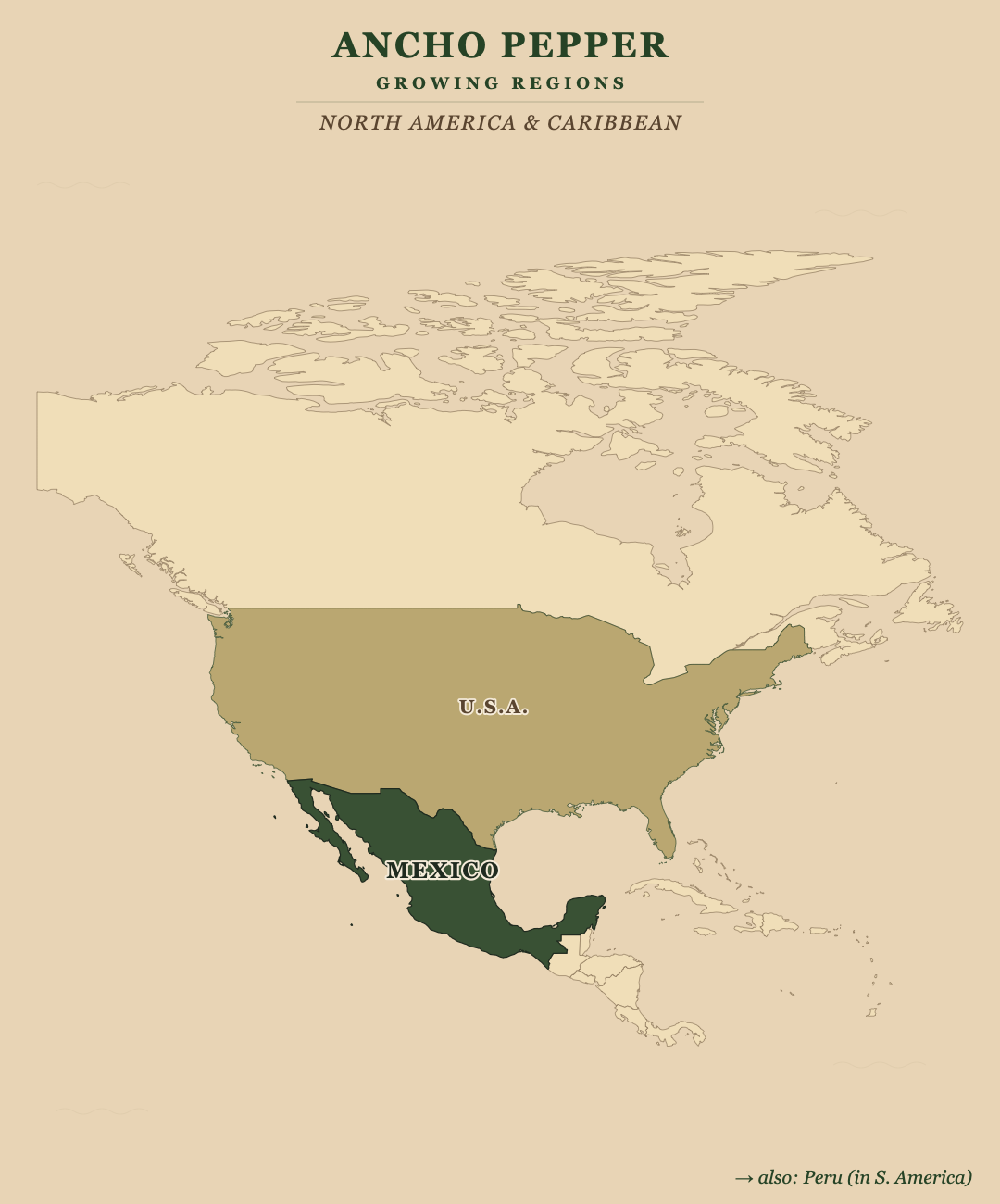 Ancho Pepper — growing regions