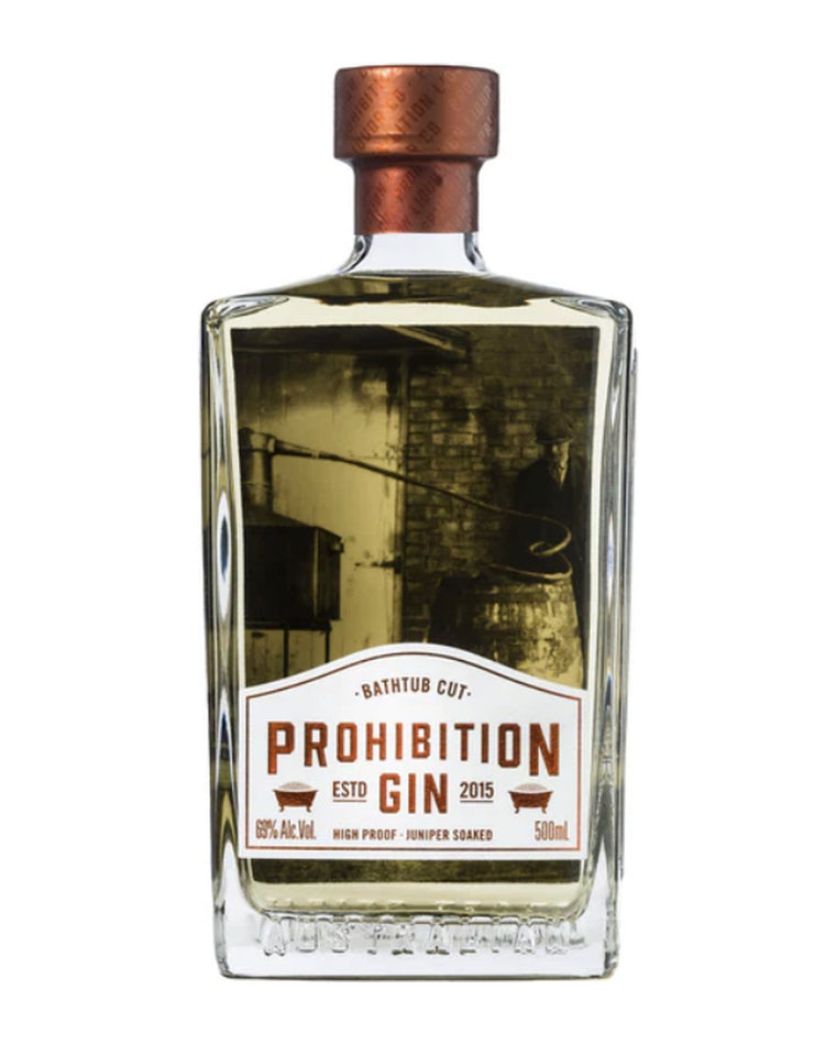 Bathtub Cut Gin, prohibitionliquor.co