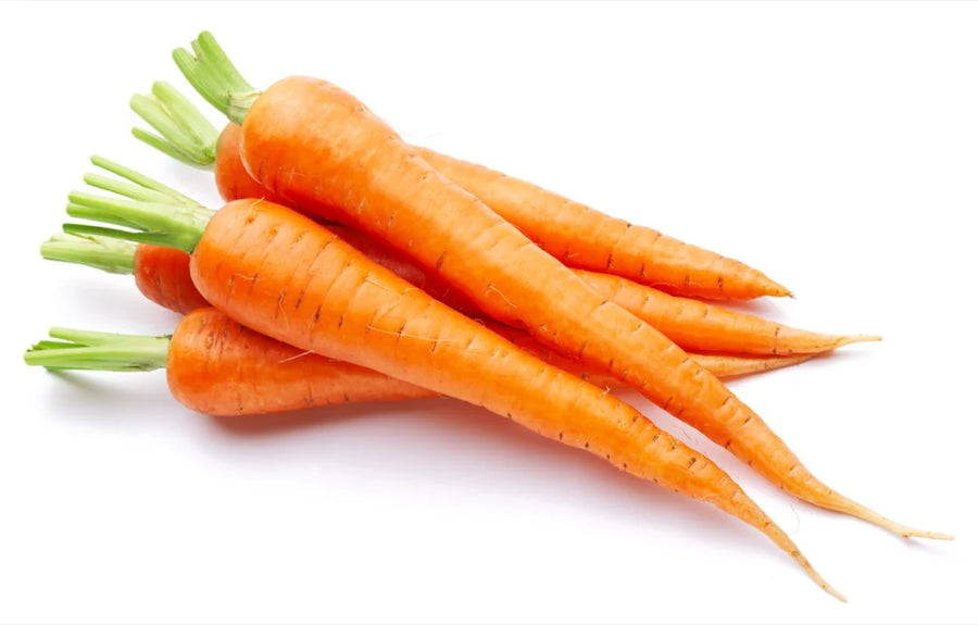 Carrot (pieces) — Sweet-earthy, Slightly-floral, Vegetal-warm