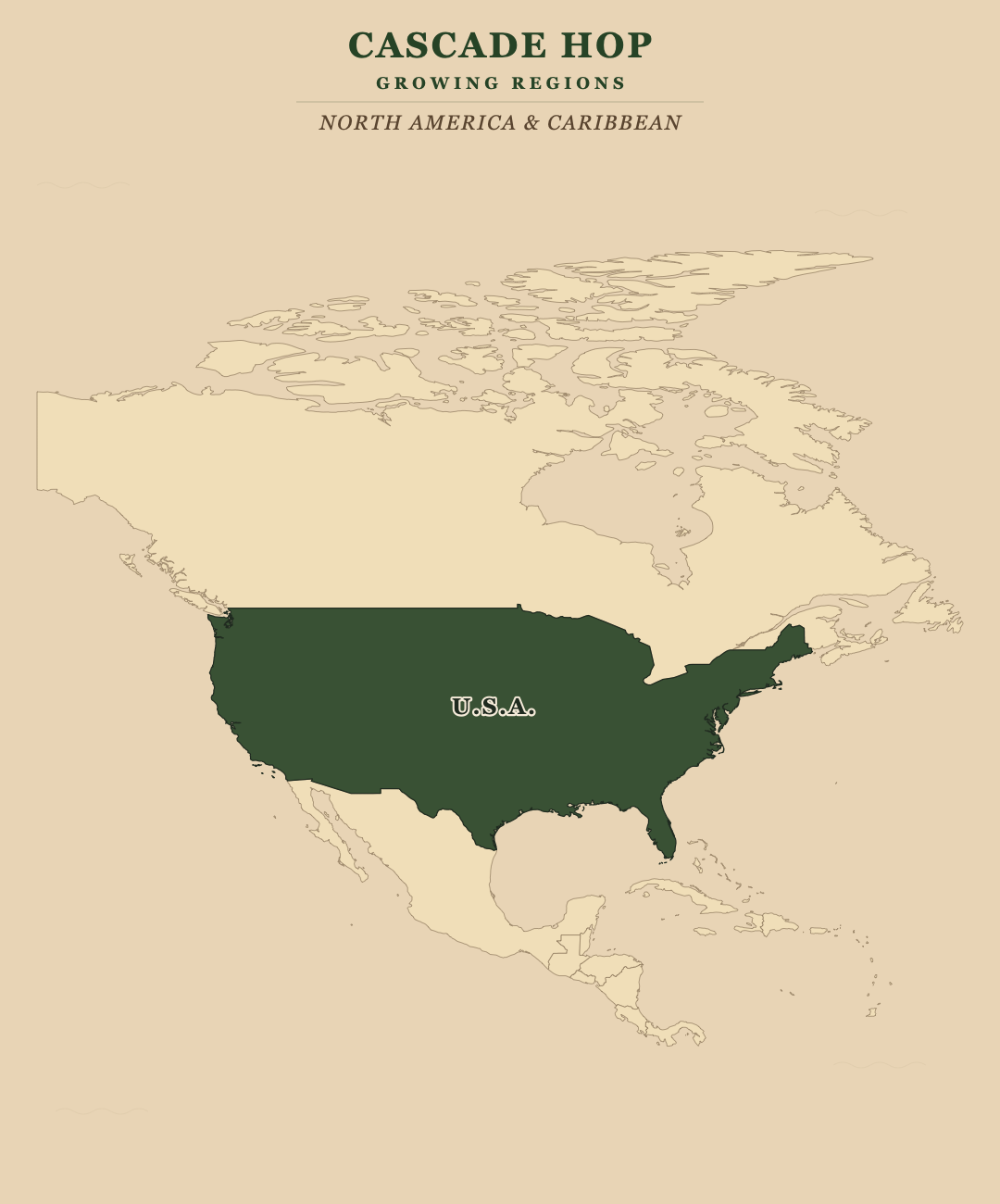Cascade Hop — growing regions