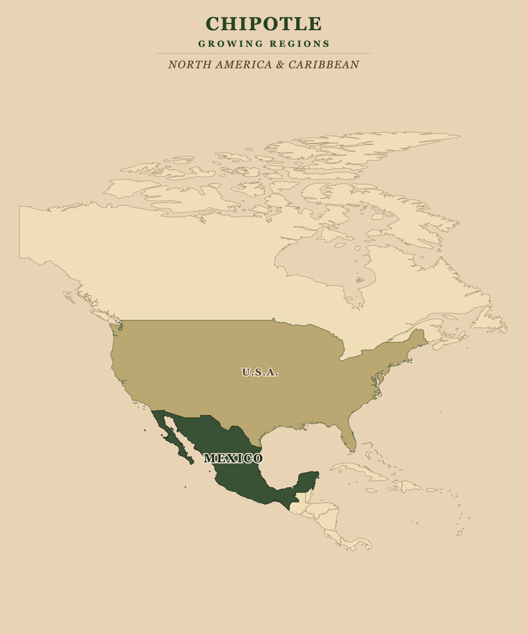 Chipotle — growing regions