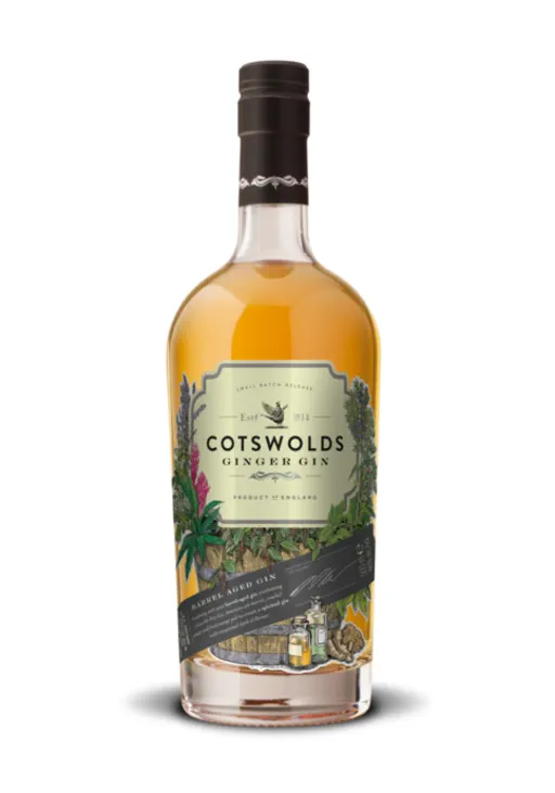 Cotswolds Ginger Gin, cotswoldsdistillery.com