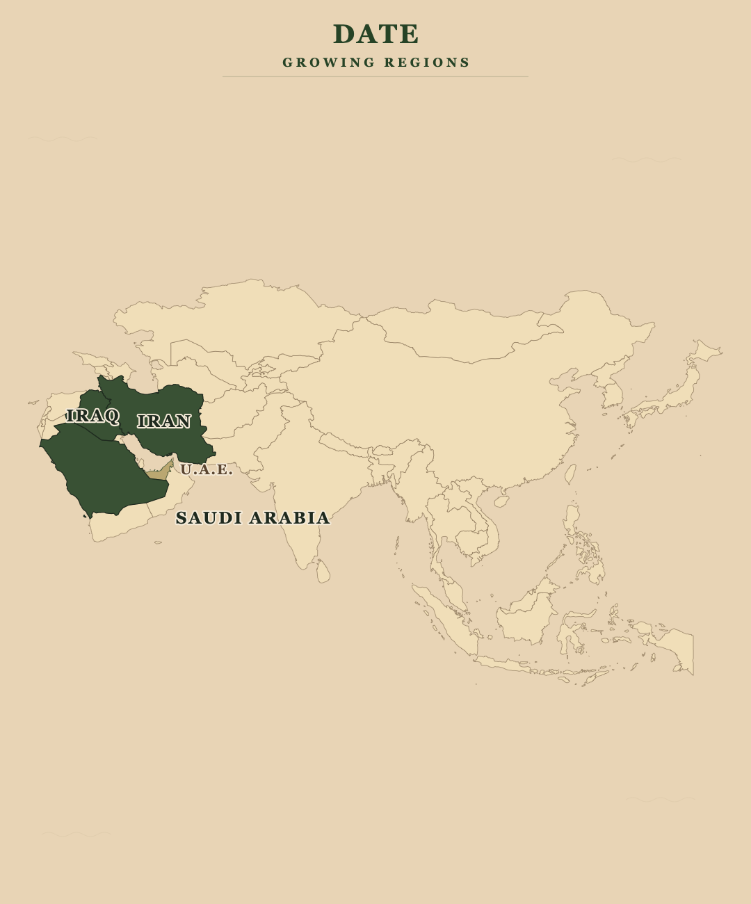 Date — growing regions