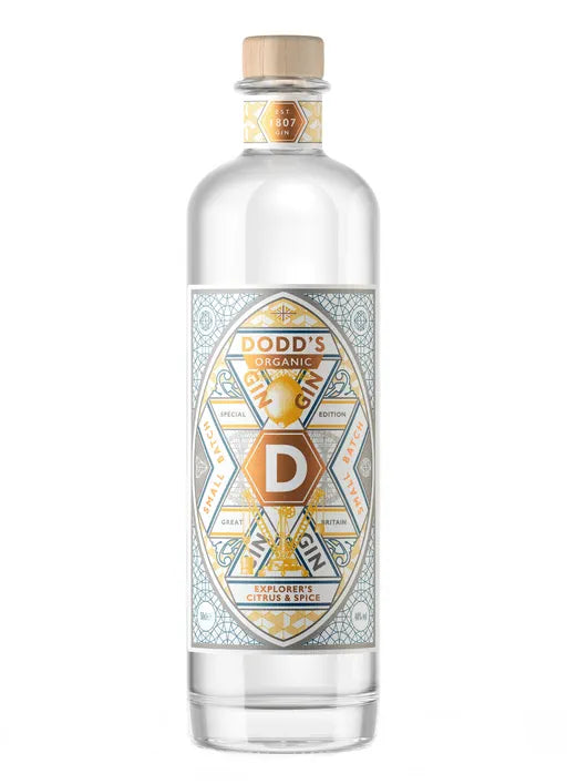 Dodd's Explorer's Citrus & Spice Organic Gin, britishhoney.co.uk