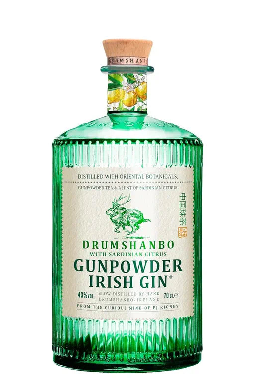Drumshanbo Gunpowder Sardinian Citrus Irish Gin, thesheddistillery.com