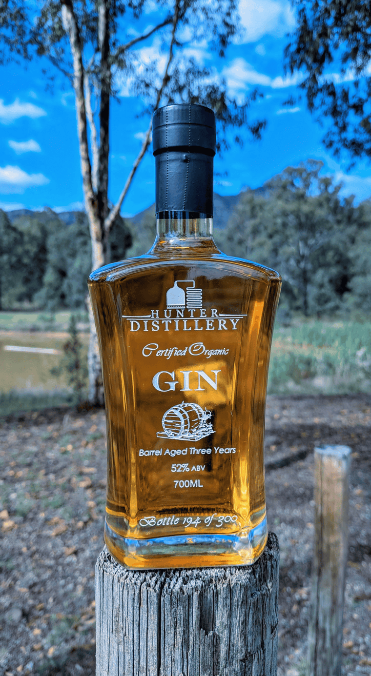Barrel Aged Gin, hunterdistillery.com.au