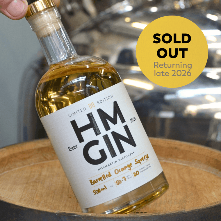Barrel Aged Orange Squeeze Gin - Hillmartin Gin Distillery, hillmartin.com.au