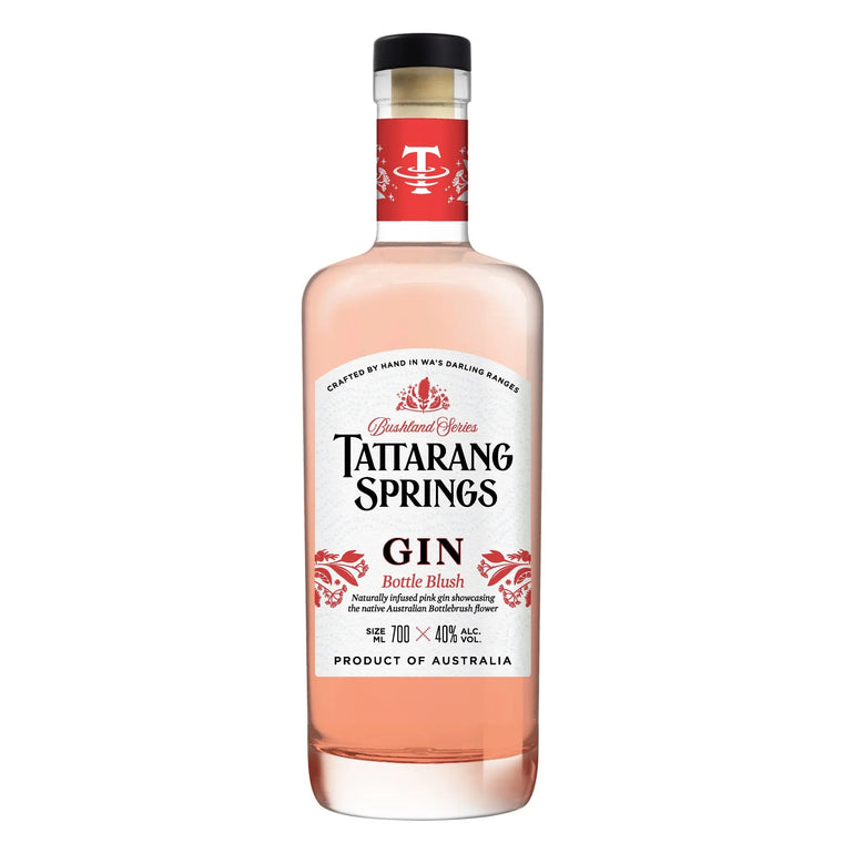 Bottle Blush Gin 700ml, tattarangsprings.com.au