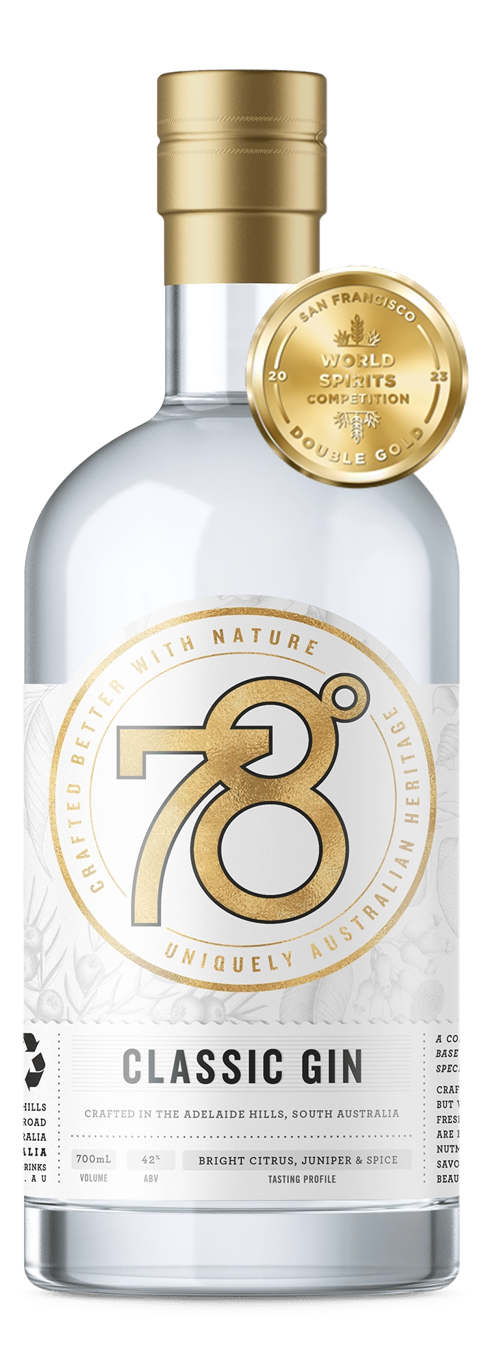 Classic Gin, 78degrees.com.au
