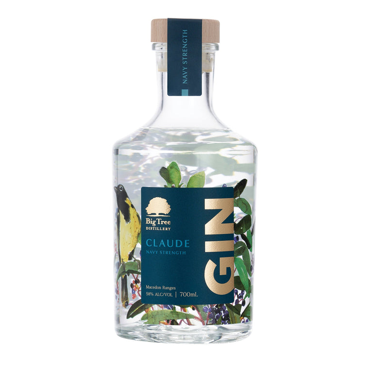 Claude Navy Strength Gin 700ml, bigtreedistillery.com.au