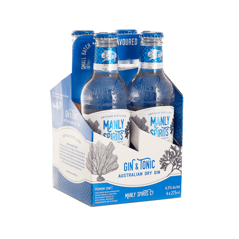 Dry Gin and Tonic Premixed | Ready to Drink | Manly Spirits Co., manlyspirits.com.au