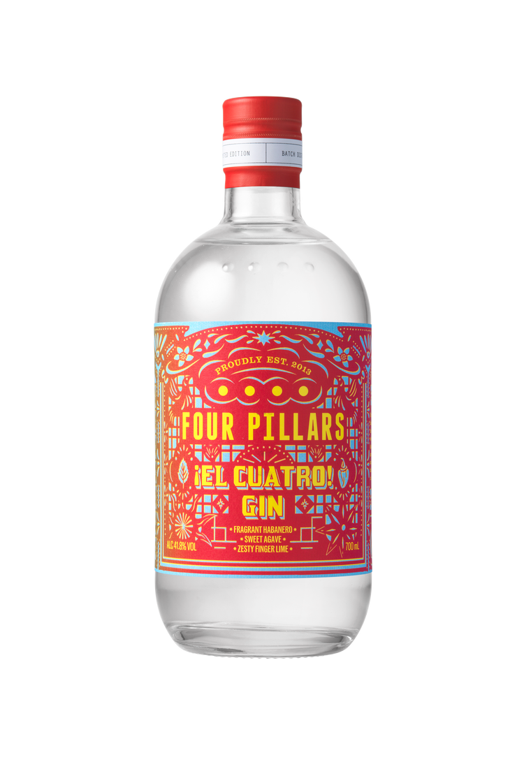 El Cuatro Gin, fourpillarsgin.com