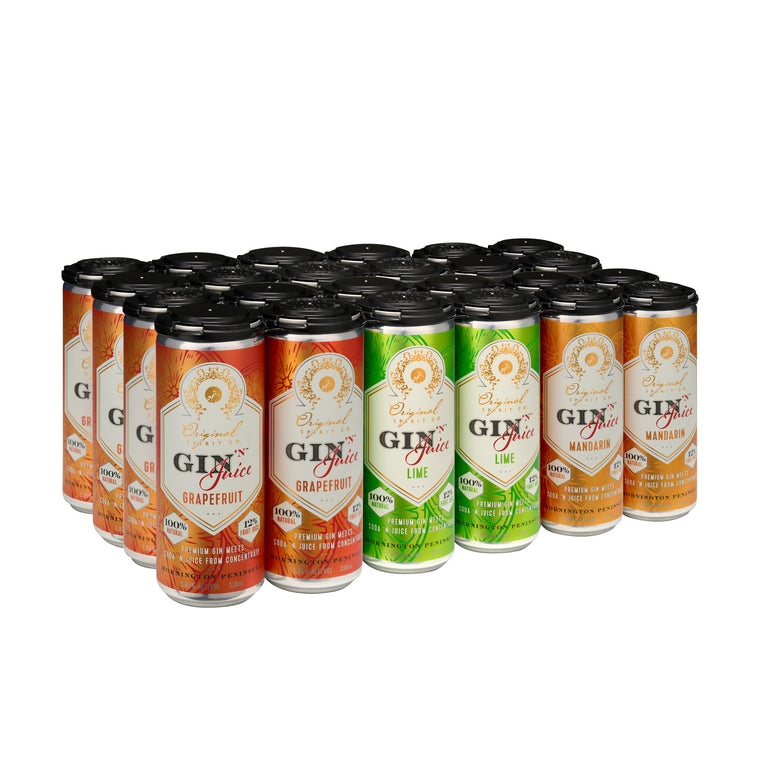 Gin 'N Juice Mixed Case - 24 x 330ml, originalspiritco.com