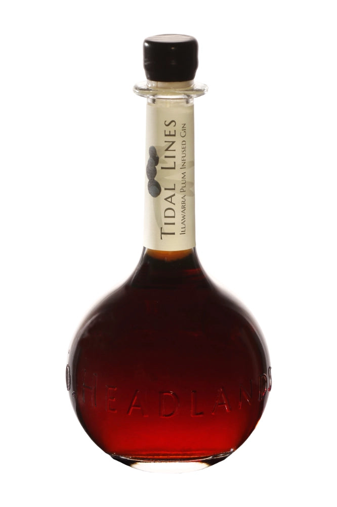 Headlands - Tidal Lines - Illawarra Plum Infused Gin, headlands.com.au