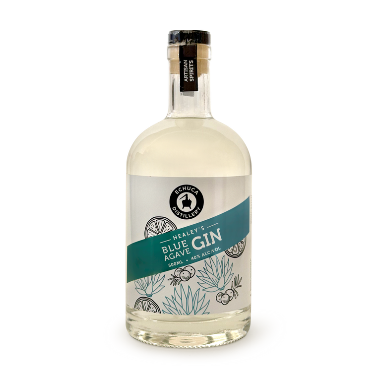 Healey's Blue Agave Gin, 500ml, echucadistillery.com.au