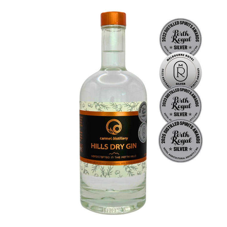 Hills Dry Gin, carmeldistillery.com.au