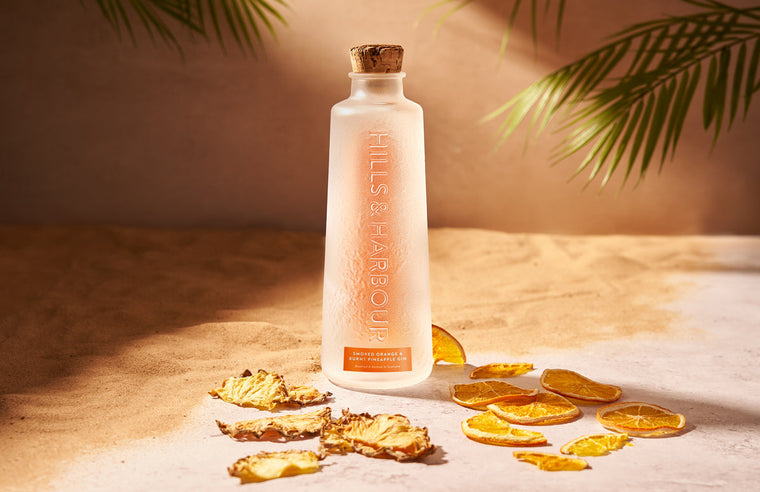 Hills & Harbour Burnt Orange & Smoked Pineapple Gin, gallowaydistillery.com
