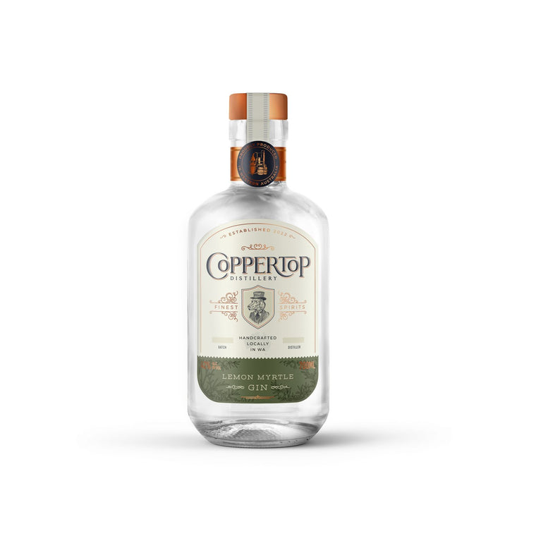 Lemon Myrtle Gin — Coppertop Distillery, coppertopdistillery.com