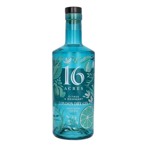 M&S 16 Acres London Dry Gin, ocado.com