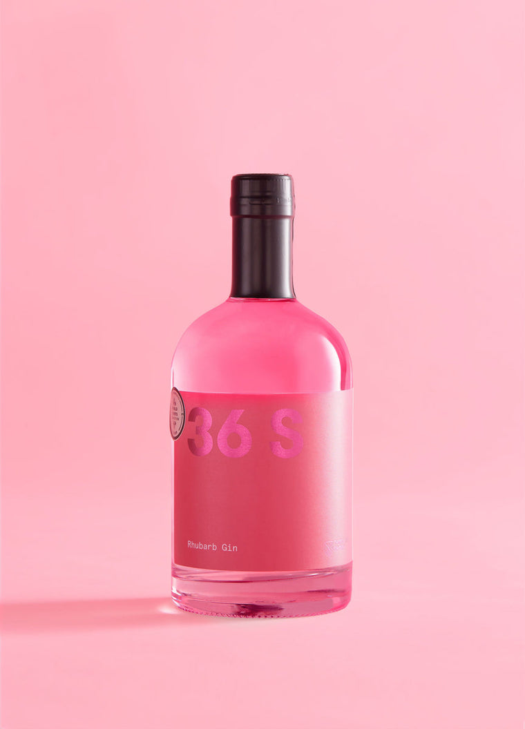 Pink Rhubarb Gin, 36short.com.au