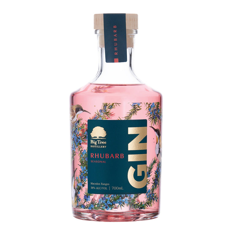 Rhubarb Gin 700ml, bigtreedistillery.com.au