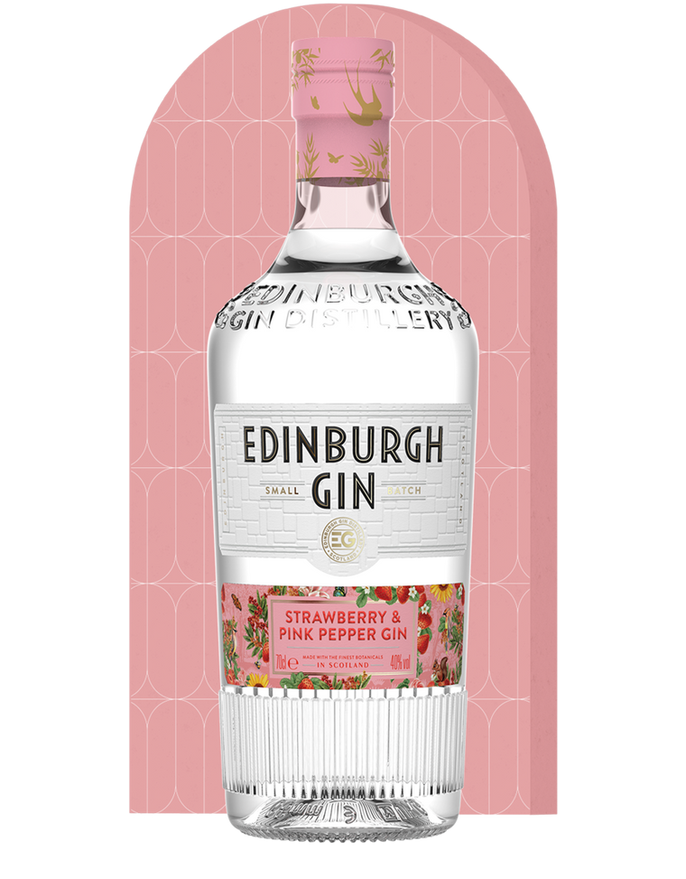 Strawberry & Pink Pepper Gin, edinburghgin.com