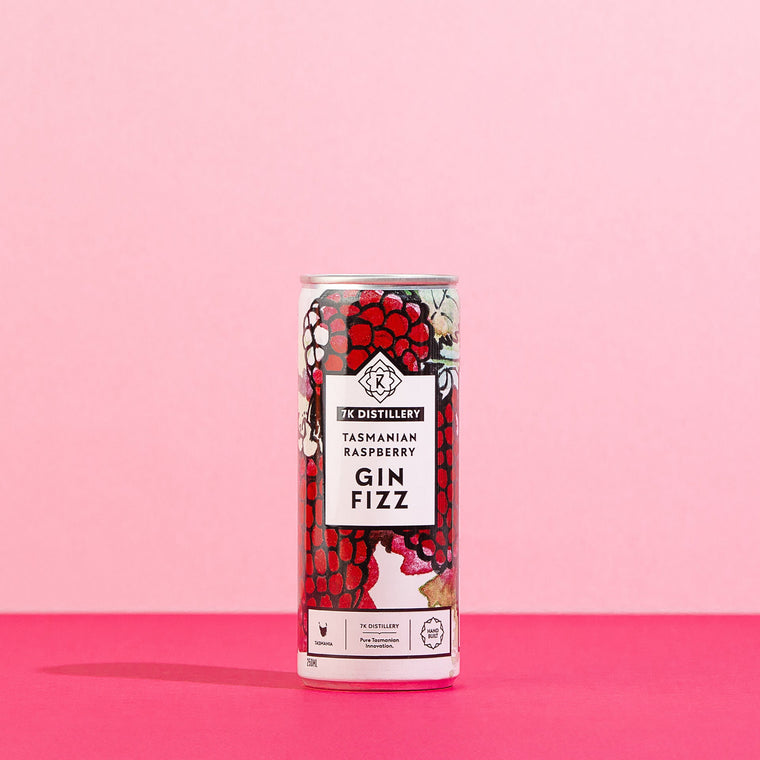 Tasmanian Raspberry Gin Fizz, 7kdistillery.com.au