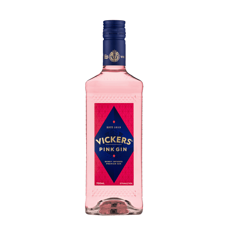 Vickers pink gin 700ml 37% alc. | sippify, sippify.com.au
