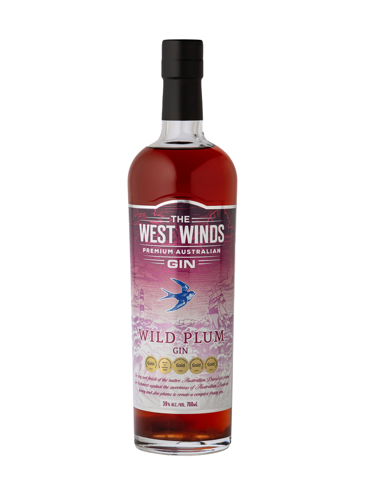 Wild Plum Gin 700mL, westwindsdistillers.com
