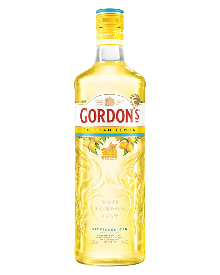 Gordon's Sicilian Lemon Distilled Gin, gordonsgin.com