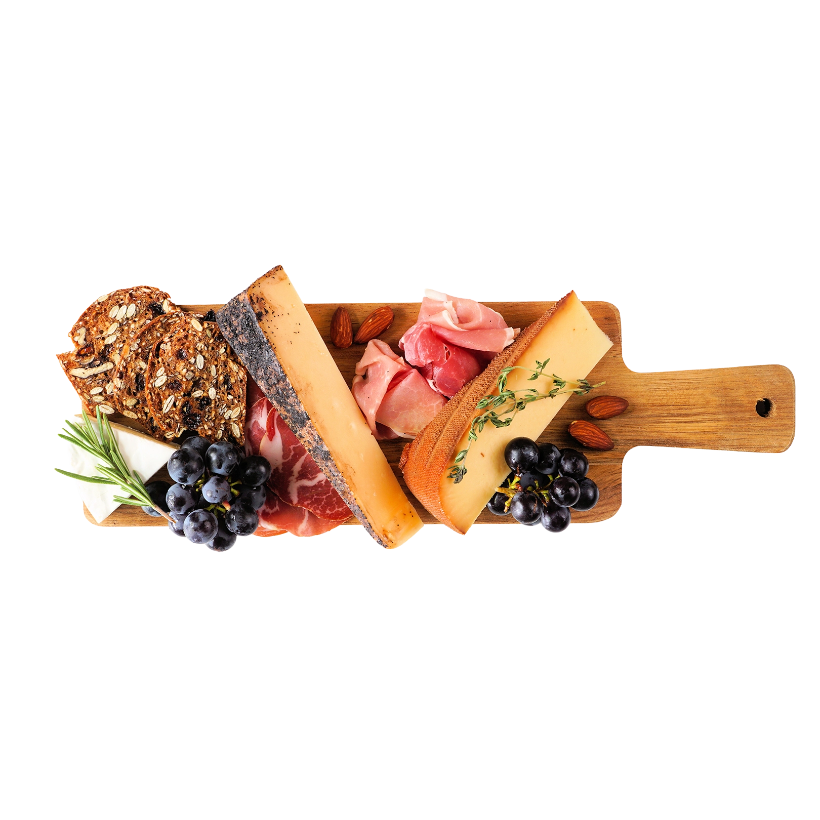 Charcuterie platter — international cheese and cured meats