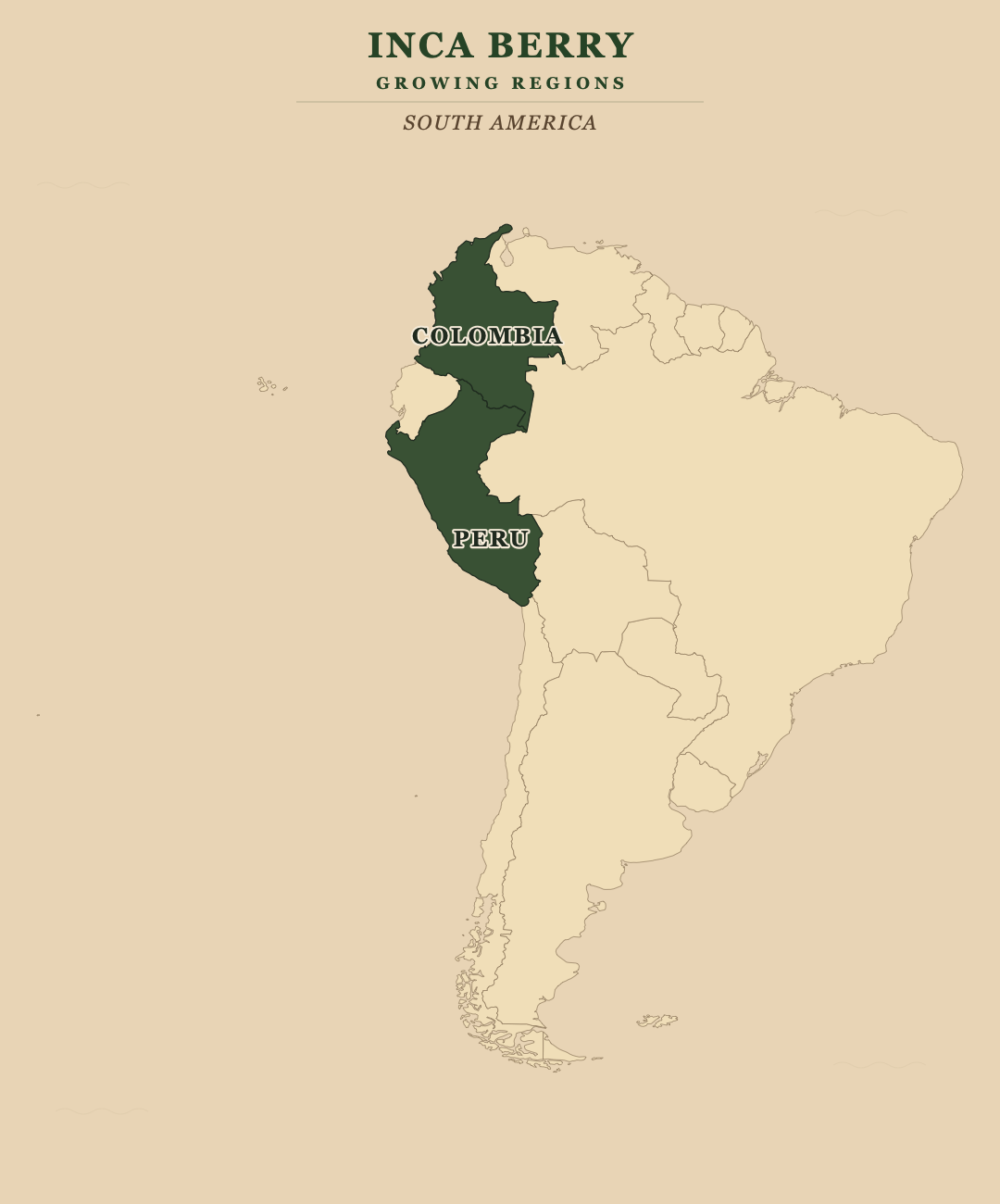 Inca Berry — growing regions