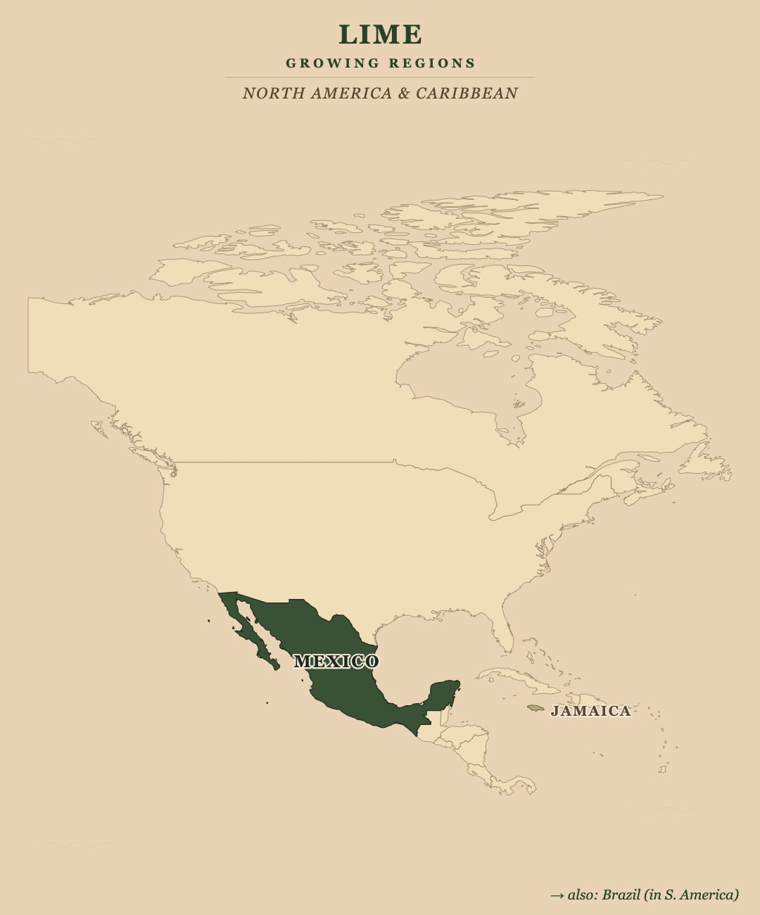 Lime — growing regions