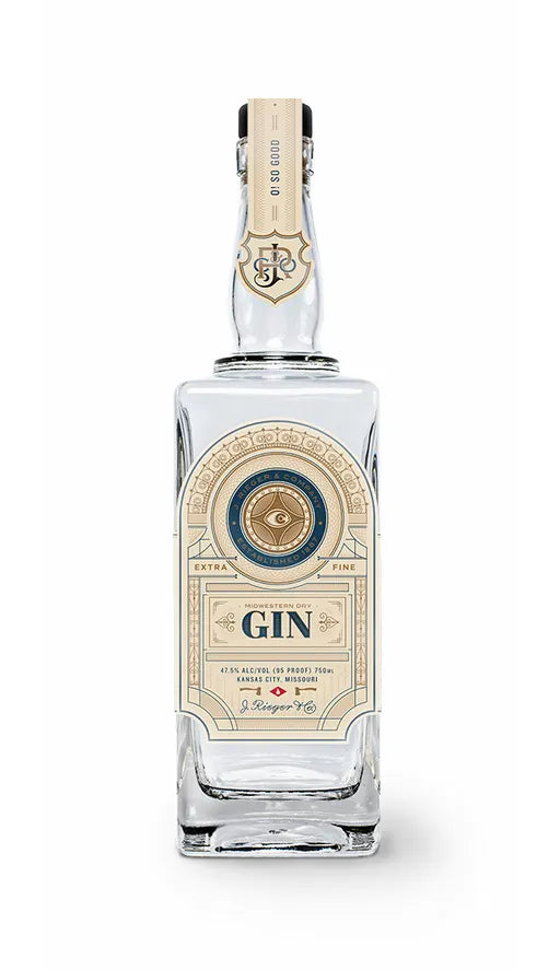 Midwestern Dry Gin, jriegerco.com