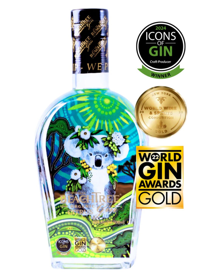 Organic Koala Native Citrus Gin, beachtree.com.au