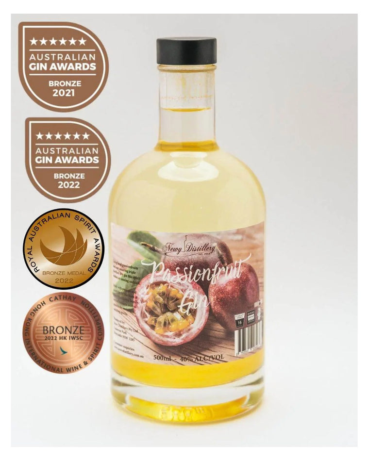 Passionfruit Gin, newydistillery.com.au
