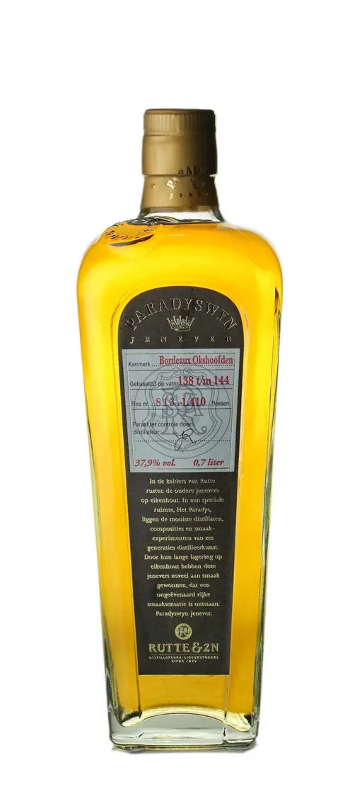 Rutte & ZN Paradyswyn Jenever, rutte.com