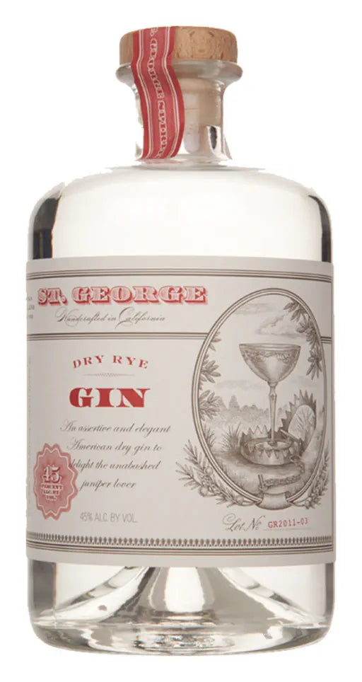St. George Dry Rye Gin, stgeorgespirits.com