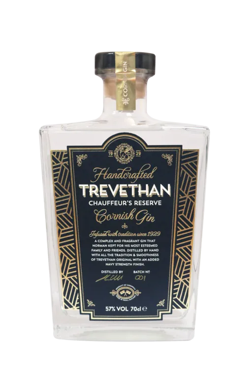 Trevethan Chauffeurs Reserve Gin, trevethandistillery.com