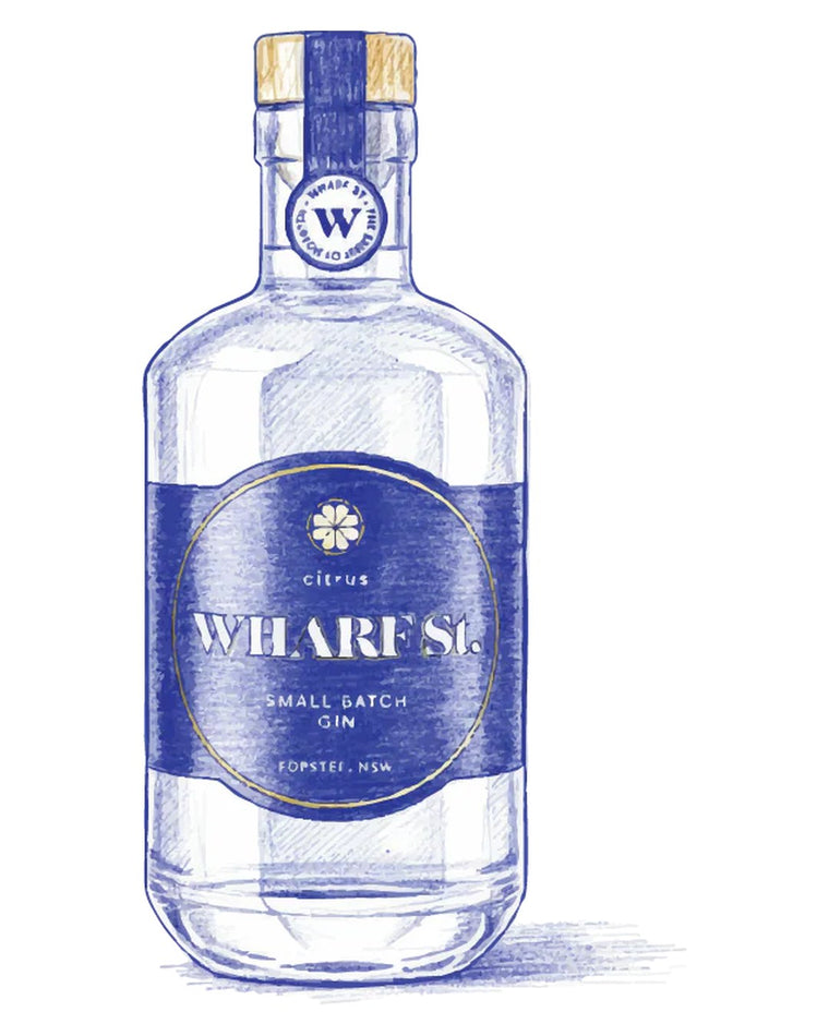 Wharf St. Citrus Gin 700ml, wharfst.com.au