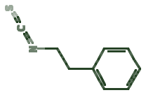 Skeletal diagram of 2-Phenylethyl isothiocyanate