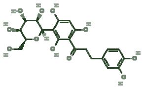 Skeletal diagram of Aspalathin