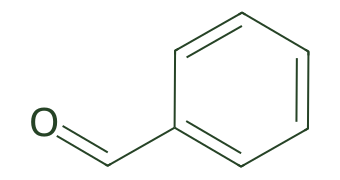 Skeletal diagram of Benzaldehyde