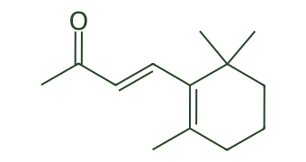 Skeletal diagram of Beta-Ionone