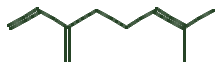 Skeletal diagram of Beta-Myrcene